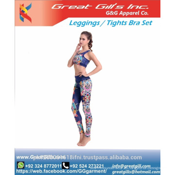 Conjunto de sujetador y pantalón sexy para mujer 2016 sport ladies